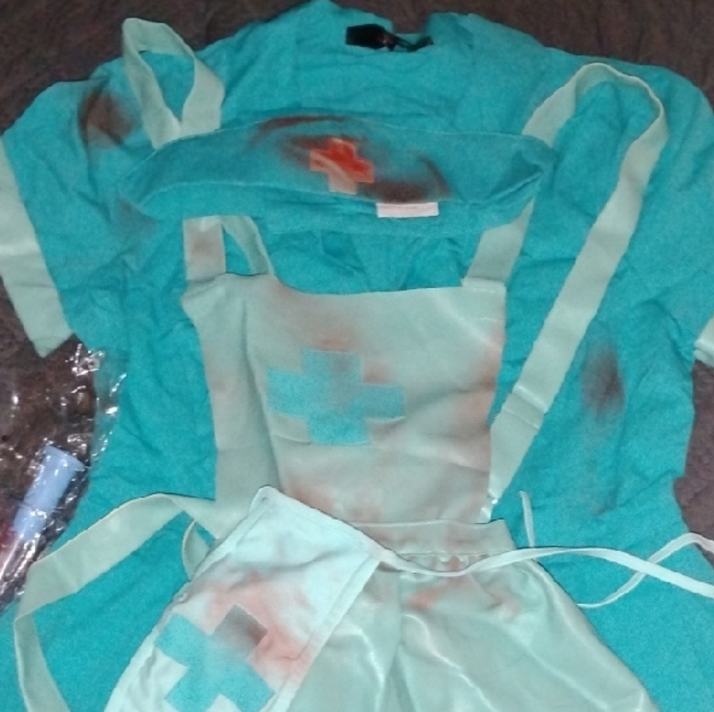 Nurse Cratchet Costume in Teal